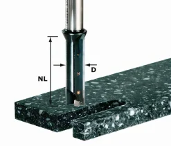 Wendeplatten-Nutfräser HW Schaft 12 mm HW S12 D14/45 WM