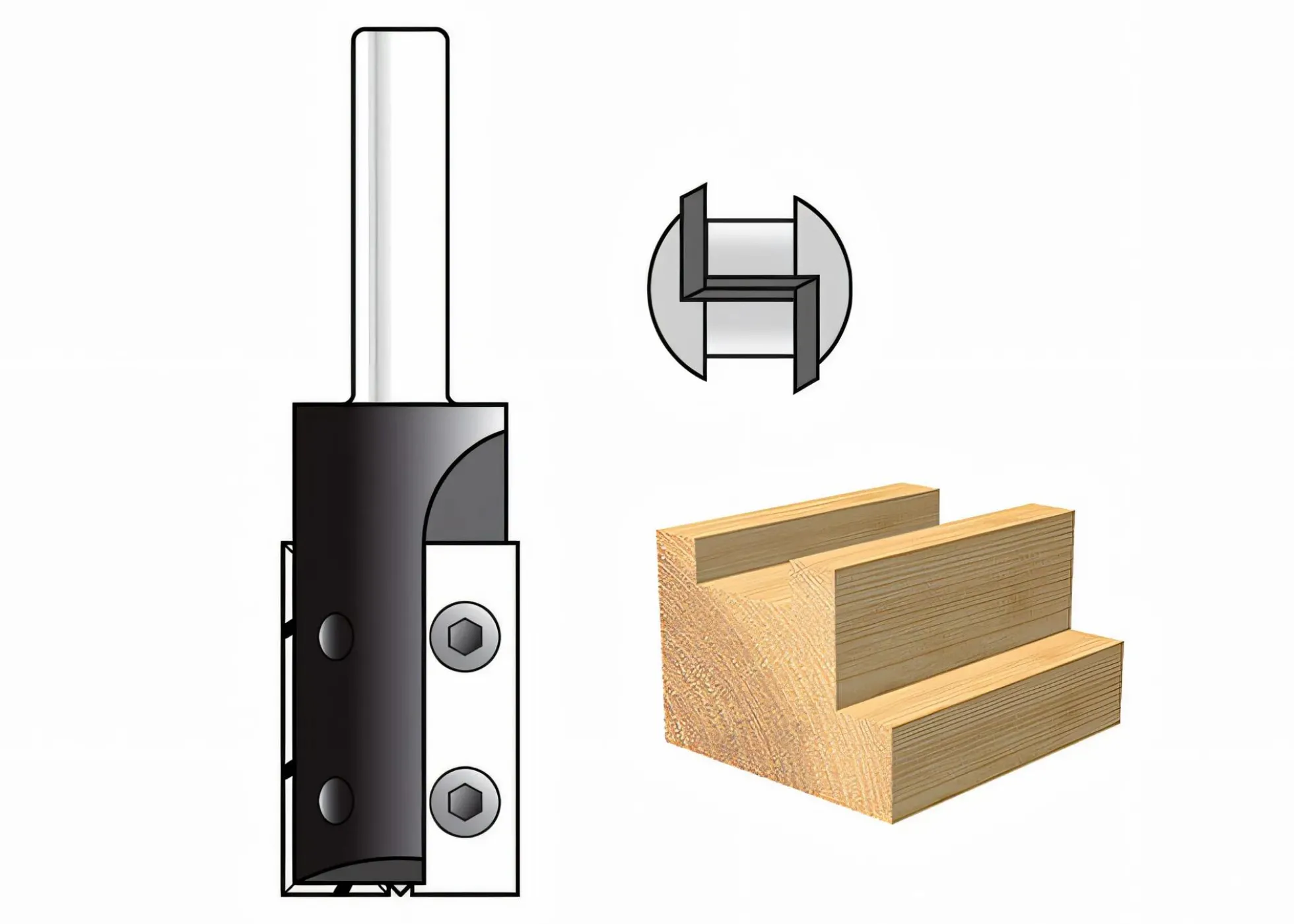 Wendeplatte Nutfräser Ø30