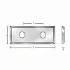 Wendeplatte 30 x 12 x 1.5 mm für KLEIN Falzkopf WE150