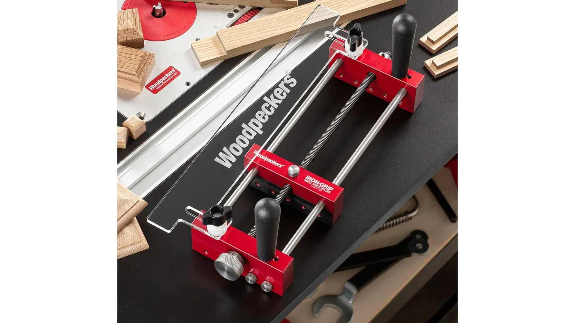 WOODPECKERS Breites Führungsschild für Iron-Grip