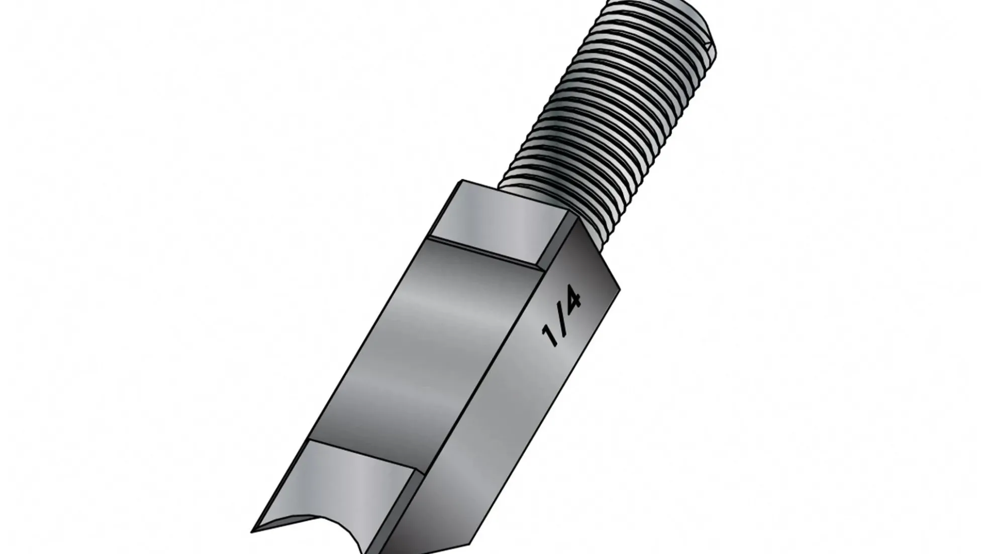 Woodpeckers Hobelmesser, Radius 6,35mm (1/4")