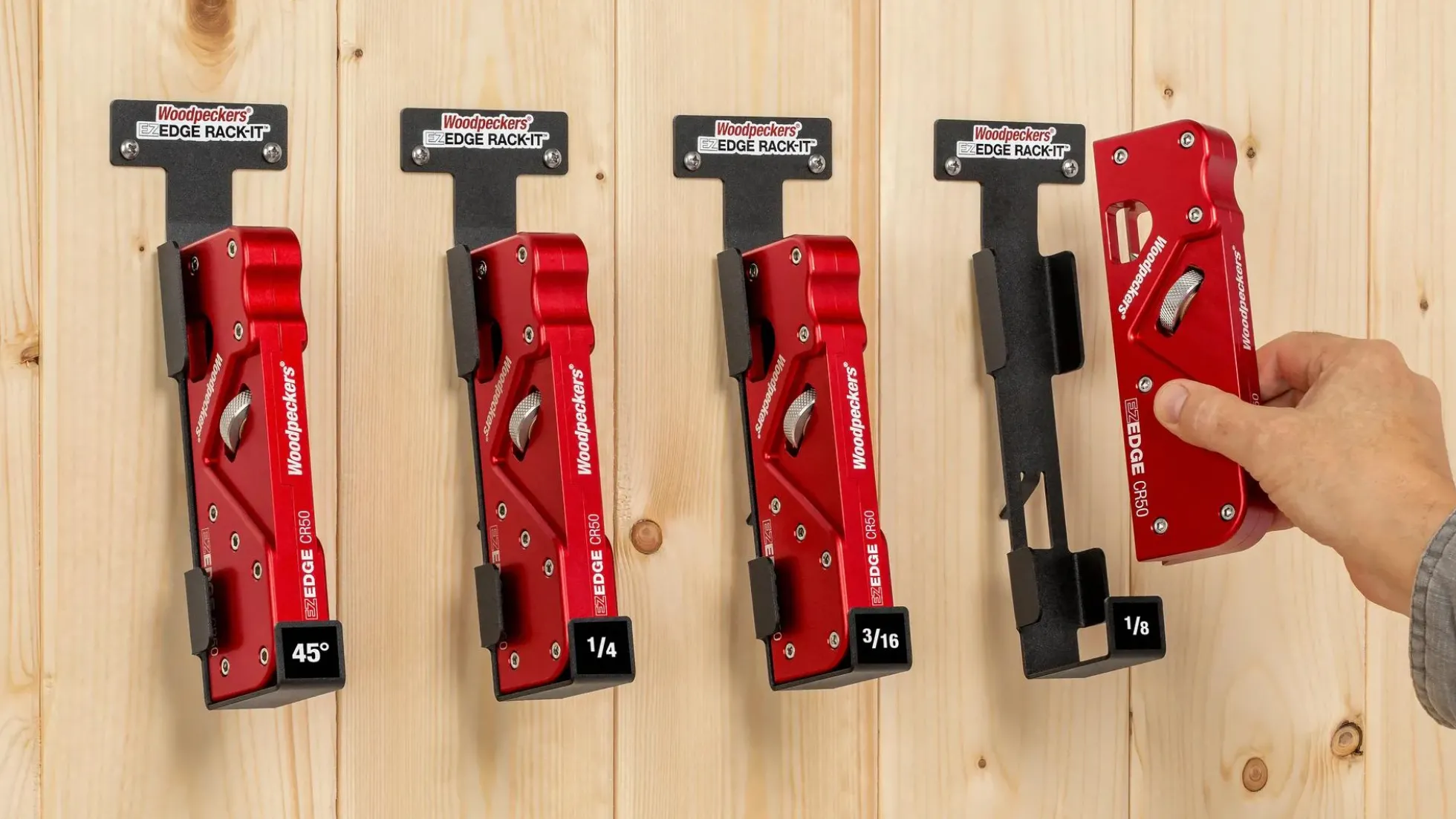 Woodpeckers Hobelmesser, Radius 6,35mm (1/4")