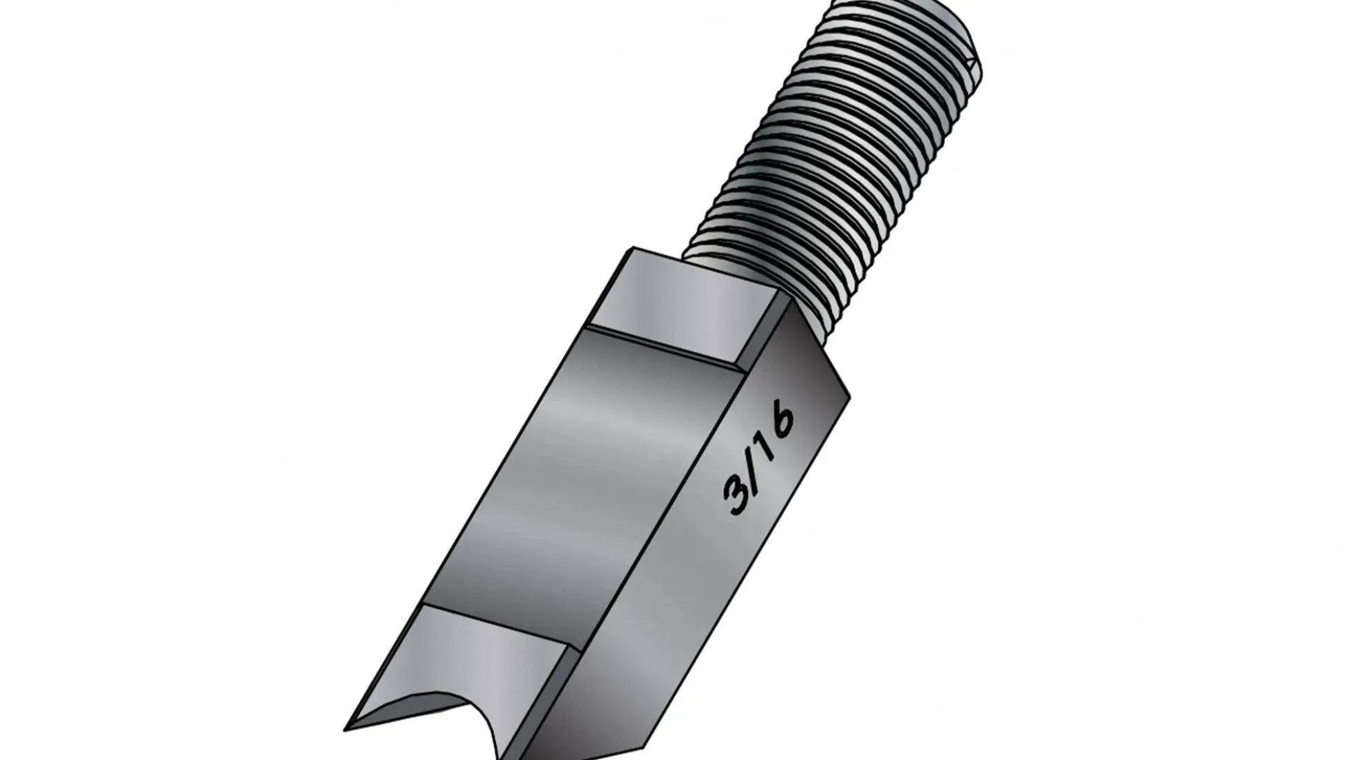 Woodpeckers Hobelmesser, Radius 4,763mm (3/16")