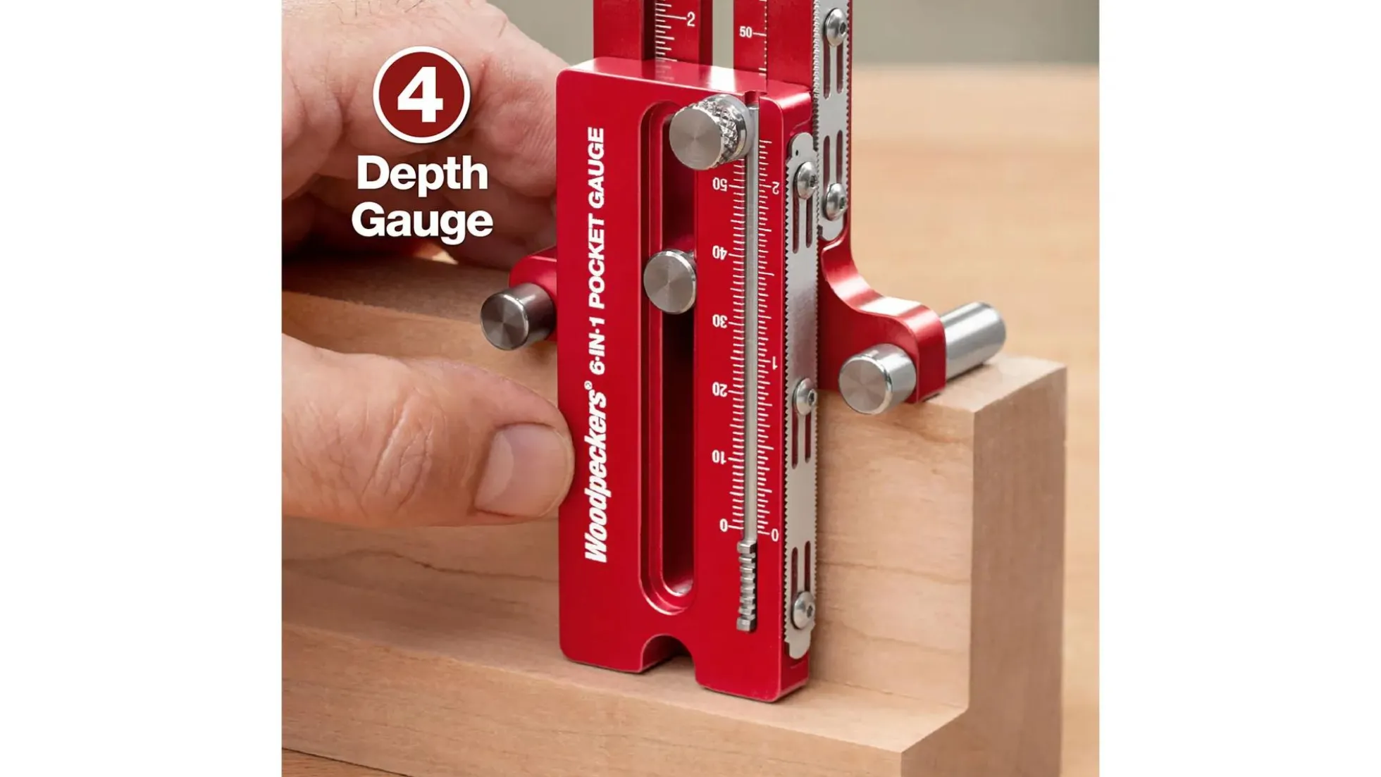 WOODPECKERS 6 in 1 Pocket Gauge