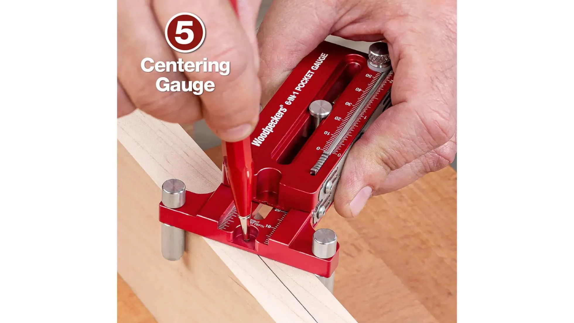 WOODPECKERS 6 in 1 Pocket Gauge