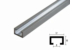 3x Aluminium-Profilschiene 1200 mm & Kegelsenker