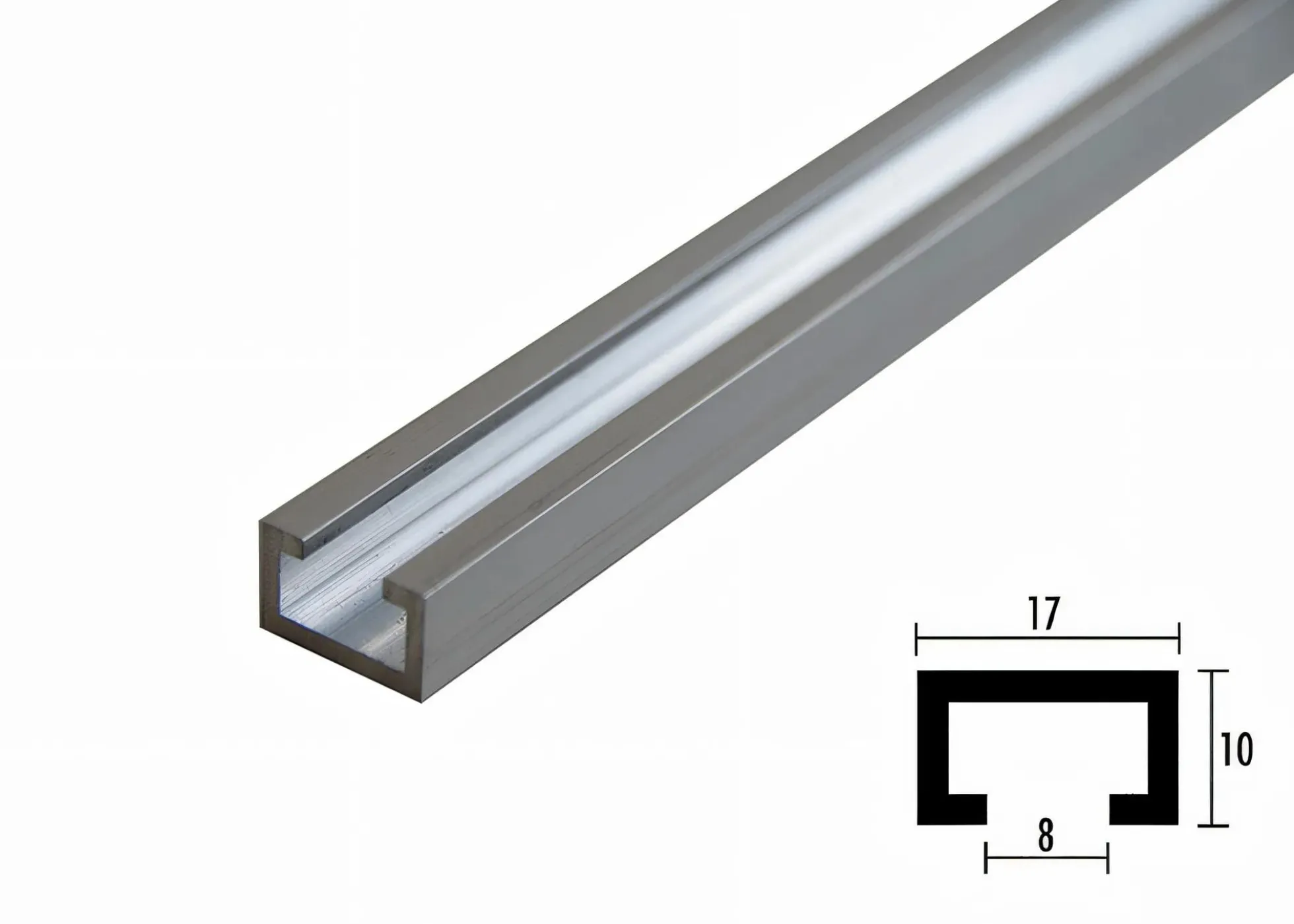 3x Aluminium-Profilschiene 1200 mm & Kegelsenker