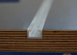 3x Aluminium-Profilschiene 1000 mm &Kegelsenker