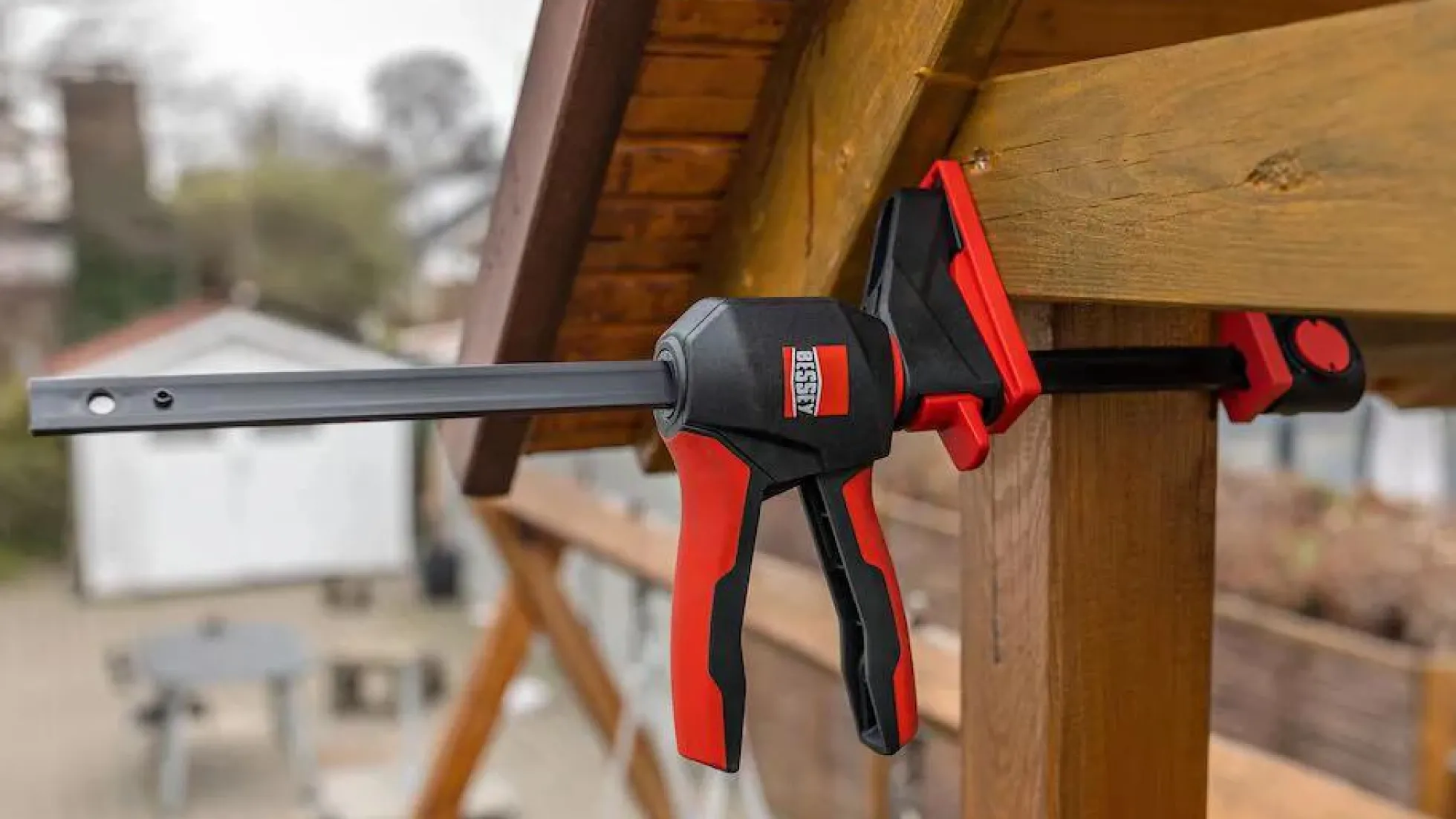2x Drehgriff-Einhandzwingen EZ360-15 + Titebond Holzleim D4