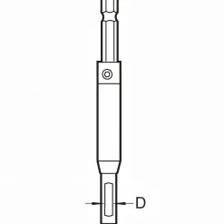 Zentrier- & beschlagbohrer 2,75 mm