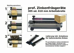 Zinkenfräsgerät FD300