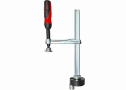 Zwinge mit Adapterscheibe. Klemmbolzen Ø 20 mm